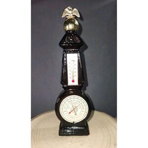 Vtg. Avon *TRIBUTE* After Shave Thermometer 5 Fl Oz Amber‎ Glass~Empty Bottle